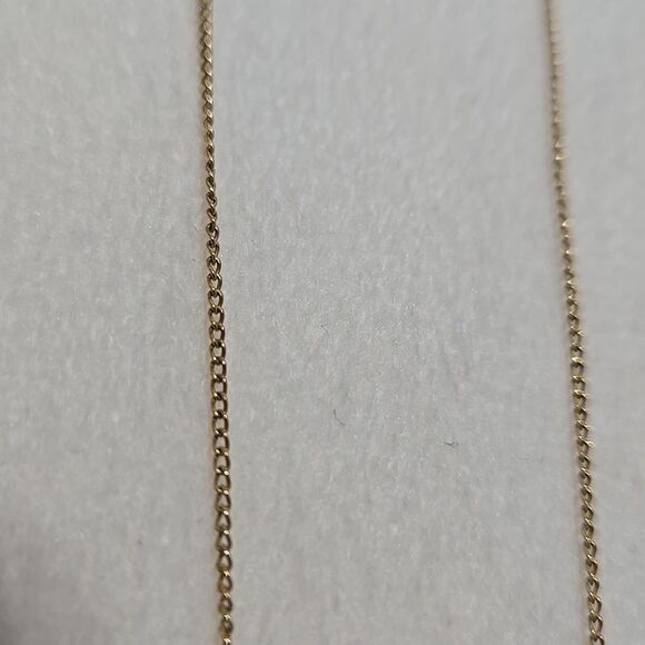 Vintage Gold And Diamond Heart Necklace - Picture 3 of 6